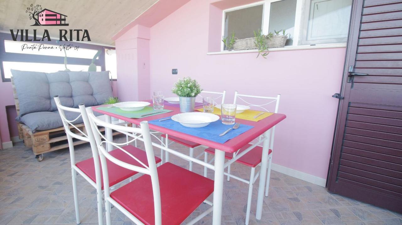 Villa Rita - Casa Vista Mare - Vasto Punta Penna Eksteriør billede