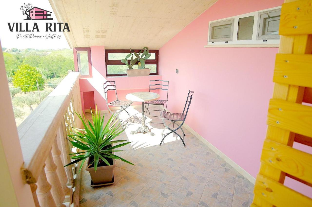 Villa Rita - Casa Vista Mare - Vasto Punta Penna Eksteriør billede